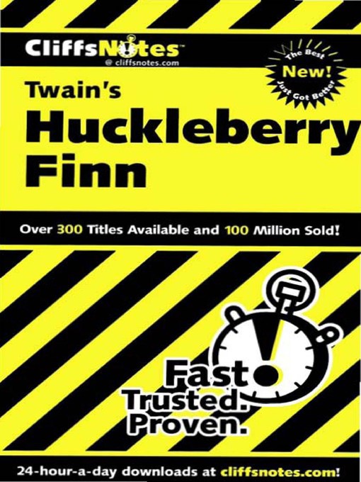 Title details for CliffsNotes on Twain's The Adventures of Huckleberry Finn by Robert Bruce - Available